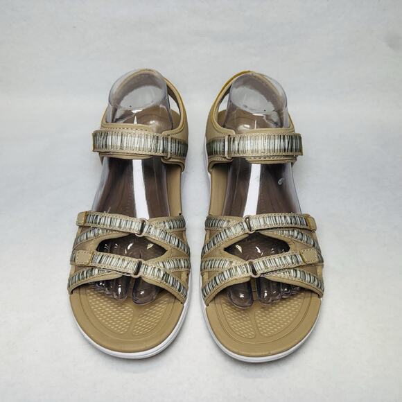 Ryka Savannah Sandals Women's Sz 9.5 M Taupe Gray Adjustable Straps Lightweight - Picture 5 of 10